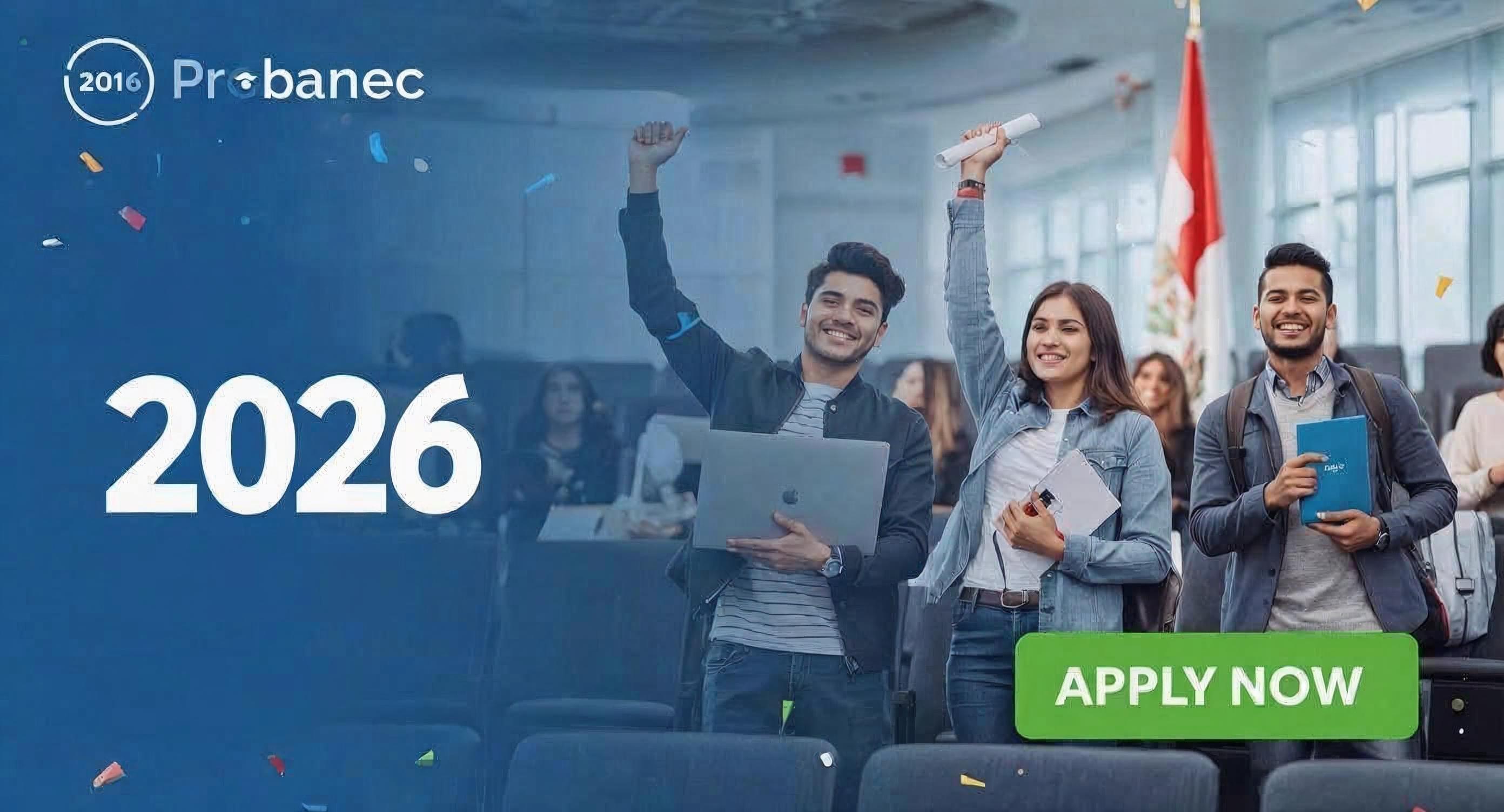 Estudiantes Pronabec Perú 2026 recibiendo becas y laptops